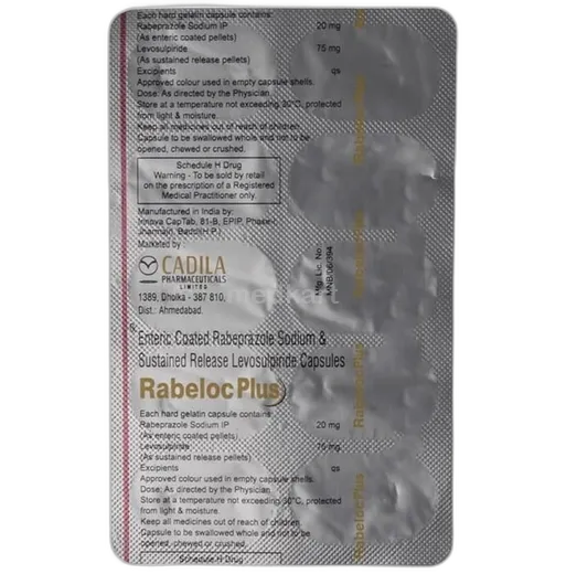 rabeloc plus capsule 10's